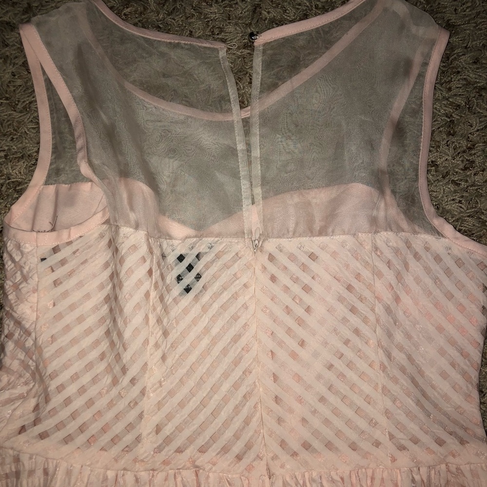 A light pink dress